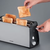 thumbnail of Cloer Toaster 4 Scheiben 3710 sw/metall matt