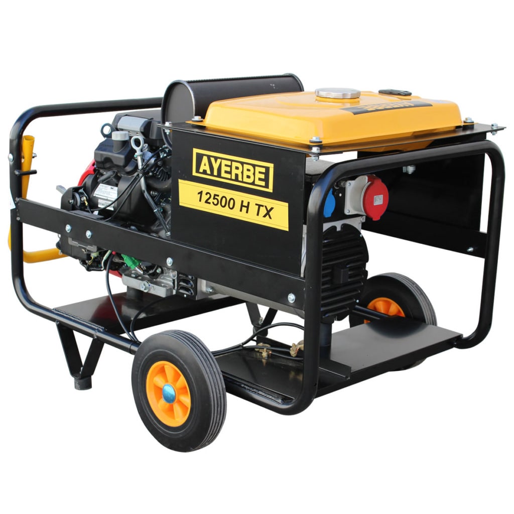 Benzin Stromerzeuger 12500 TX AVR mit Elektrostart und Honda GX-630 Motor