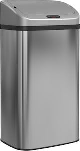thumbnail of Sensor-Mülleimer Edelstahl silber 33x25x69 cm, 48 L, automatische Öffnung per Infrarotsensor, fingerabdruckarme Oberfläche