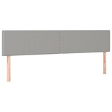 thumbnail of vidaXL LED Kopfteil Hellgrau 180x5x78/88 cm Stoff