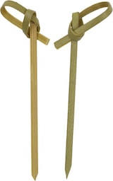 thumbnail of MONOUSO - Pinchos de Bambú "Lazo" Natural 7cm en Caja (250 Uds)