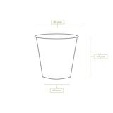 thumbnail of greenbox - Vaso para smoothies rPET 200 ml / 8 oz, Ø 90,5 mm, redondo, 75 ud.