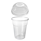 thumbnail of 200 Frappé-, Smoothie-, Shake-, Eiskaffee-, PP Becher 0,3 mit rPET DOM Deckel mit Loch