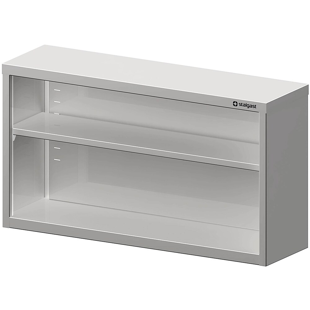 Stalgast Edelstahl Hängeschrank offen, 900x300x600 mm, verschweißt