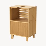 thumbnail of Helloshop26 - Iveland Bambus-Badezimmer-Unterschrank für Waschbecken 60 x 40 x 30 cm Natur-Finish 03_0009980