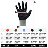 thumbnail of vidaXL Werkhandschoenen 24 pcs Grijs en zwart 9 / l Polyester