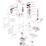 thumbnail of alcadrain WC Sanitärmodul AM118/850 Betätigung von oben oder vorne