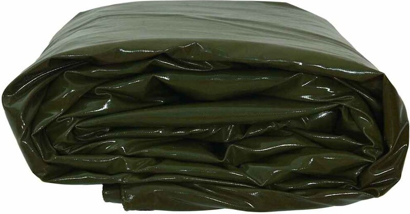 vidaXL Zeil 650g / m² Olijf Groen 1,5 x 6 m Canvas met PVC-coating | Makro
