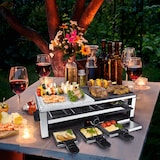 thumbnail of Steba Multi Raclette RC 108 mit Grillplatte und Natursteinplatte, inklusive Pfännchenablagen und Pfännchenschaber