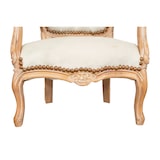 thumbnail of Biscottini Poltrona mini imbottita - Sedia camera da letto - Poltroncina salotto –Poltrona con braccioli – Poltrona salotto in legno