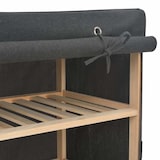 thumbnail of vidaXL Schuhschrank mit Abdeckung Grau 79 x 40 x 80 cm Stoff