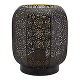 thumbnail of Securit® Lampe de table LED sans fil "Marrakech" - Noir/Doré - Intérieur/Extérieur - Câble magnétique inclus