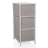 thumbnail of Estantería FOLDRESS M 45x30x95 cm 3 compartimentos gris hjh LIVING