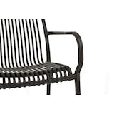 thumbnail of Set van 4 tuinstoelen met armleuningen, van polypropyleen, antislipvoetjes, stabiel, stapelbaar, voor tuin, bar, restaurant – Olimpia/Zwart