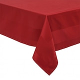 thumbnail of Tischdecke Burgund mit Atlaskante 130 x 130 cm - LTITEX