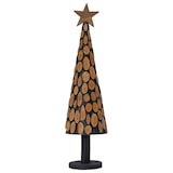 thumbnail of vidaXL Kerstboom met standaard Bruin 120 cm Massief teakhout
