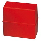 thumbnail of Karteikartenbox A5 quer 300 Karten rot Packung mit 3 Stück