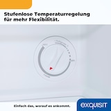thumbnail of Exquisit Mini-Gefrierschrank, Tiefkühlschrank, 31 Liter, 4-Sterne-Gefrierfach, Energieklasse C, klein und kompakt, GB540-050C weiss