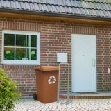 thumbnail of Relaxdays Müllpresse, Müllverdichter Hausmüll, Restmüll & Papier, Abfallverdichter, manuelle Hausmüllpresse, Stahl, grau