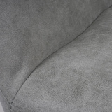 thumbnail of Eetkamerstoel HWC-A50 II, stoel keukenstoel, retro jaren 50 design ~ textiel, vintage betongrijs, lichte poten