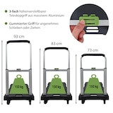 thumbnail of Plattformwagen klappbar 150 kg leicht mobil Transportwagen für Einkäufe Umzug Rollwagen