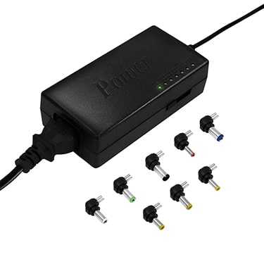 Universal Laptop Netzteil mit AC/DC Adapter 96 W, 8 Aufsätze, Eaxus