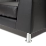 thumbnail of ROCADA, divano monoposto nero 95x66x77 cm