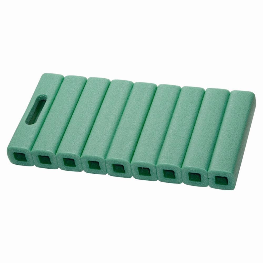Knie-und Sitzkissen 41x20x4,5 cm aus EPE geschäumt in grün