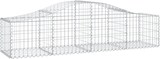 thumbnail of vidaXL Gabionen mit Hochbogen 14 Stk. 200x50x40/60 cm Verzinktes Eisen