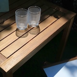 thumbnail of Mesa bistro cuadrada de madera de eucalipto - Oviala