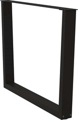thumbnail of vidaXL Esstisch Beine V-Form 3 Stück Schwarz 100x(72-73,3) cm Stahl
