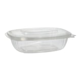 thumbnail of 4 X 50 Feinkost- und Salatschalen mit Klappdeckeln, PLA "pure" 750 ml 6,6 cm x 20,5 cm x 16,8 cm glasklar