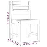 thumbnail of Helloshop26 - Conjunto de comedor exterior/jardín de 5 piezas de madera maciza de teca 02_0014290