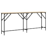 thumbnail of Table console chêne sonoma 180x29x75 cm bois d'ingénierie Modèle Atlas Office Pro Modern