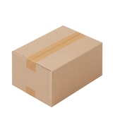 thumbnail of 50 x Faltkartons (250 x 175 x 100 mm) stabil 1-wellig Versandkarton Päckchen DHL Hermes Schachtel Box Paket braun BB-Verpackungen