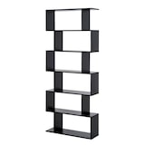 thumbnail of Estantería librería estantería para libros moderna con 6 estantes para comedor salón estudio 80x23x192 cm negro
