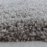 thumbnail of Carpetsale24 Shaggy Hochflor Teppich Beige 120 cm Rund Extra Weich & Waschbar - Jute Rückseite, Einfarbig & Flauschig für Wohnzimmer & Schlafzimmer