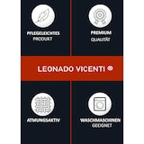 thumbnail of Bettwäsche Baumwolle 200x200 + 2x 80x80 cm Einfarbig Uni Braun mit Reißverschluss