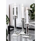 thumbnail of Kerzenleuchter Lincoln für Stabkerze, kannelierter Schaft, versilbert, anlaufgeschützt, H 19 cm