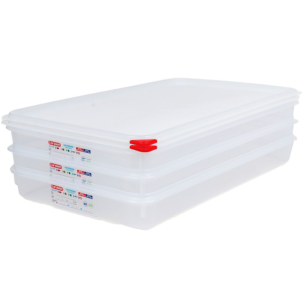 Araven Boîte gastro hermétique GN1/1 H.6.5 cm 8.3 L x 3