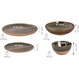 thumbnail of Palmer Serviesset Wisteria Stoneware 6-persoons 24-delig Groen