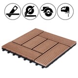 thumbnail of Casaria WPC Fliesen 11x Mosaik Terrakotta