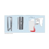 thumbnail of Sportello per frigo banco bar 3005/D - Foro banco mm. 440x280h