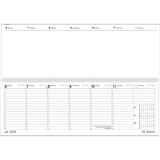 thumbnail of Schreibtischquerkalender Giganta XXL 42,2x14,8cm RC Kalendarium 2026
