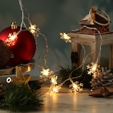 thumbnail of LED Lichterkette Schneeflocken 2m Deko Winter Weihnachtsbeleuchtung für Innen