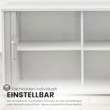 thumbnail of bümö Aktenschrank abschließbar mit Rollladen, Rollladenschrank für Ordner & Co. - Büroschrank mit Rollo, abschließbarer Ordnerschrank aus Holz in