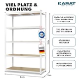 thumbnail of Schwerlastregal - Weiß - für Keller & Werkstatt - Gesamtlast: 875 kg-180 x 90 x 60 cm