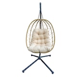 thumbnail of Yoevu silla colgante para interior y exterior cojín incluido, beige