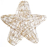thumbnail of LED Stern Leuchtstern Drahtstern 100 LED H: 60cm Weihnachtsdeko für Außen gold