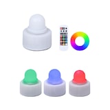 thumbnail of METRO PROFESSIONAL Mini LED lampen set van 12, Tilo Twist, kunststof, Ø 5.7 x 6.7 cm, dimbaar, afstandsbediening, meerkleurig